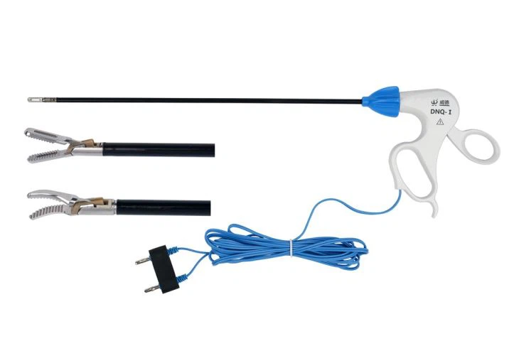 Bipolar Forceps with Cable Double Action Curved