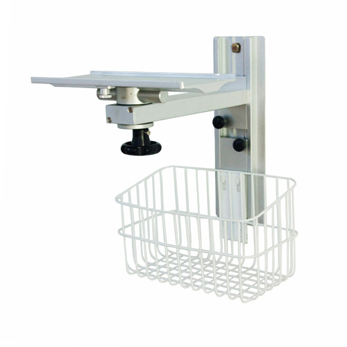 Wall Mount Stand for Patient Monitor with Basket