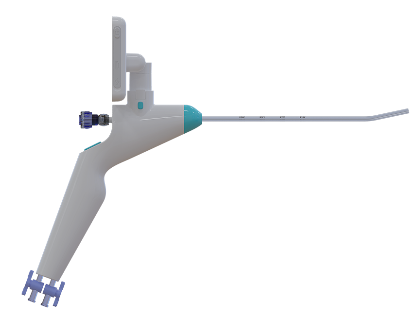Electronic Hysteroscopic Imaging Catheter & Portable Electronic Endoscope Image Processor
