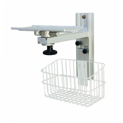 Wall Mount Stand for Patient Monitor with Basket
